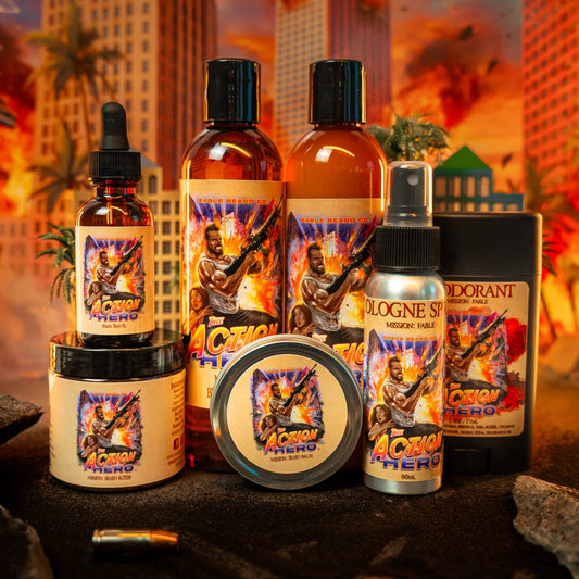 The Action Hero - Ultimate Bundle - Musky Cedarwood, Warm Caraway, Velvety Apricot