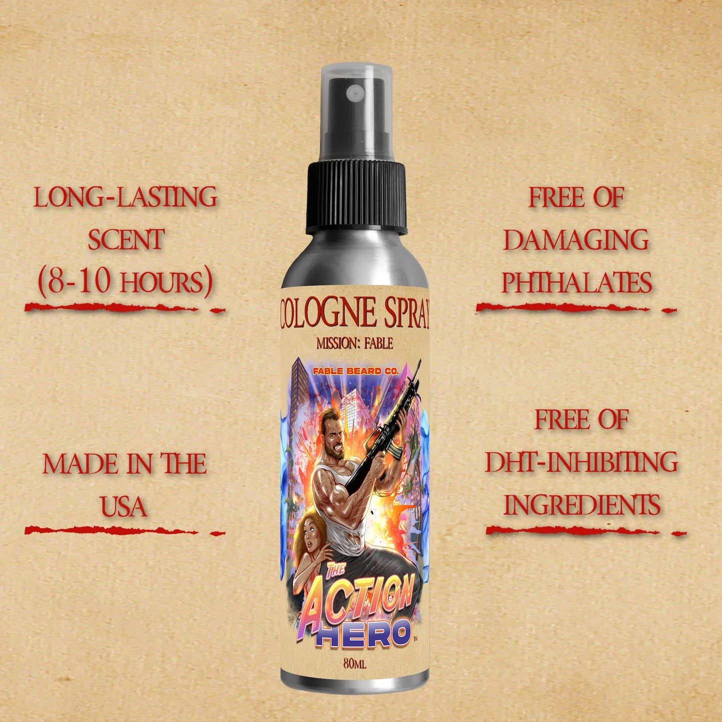 The Action Hero - Ultimate Bundle - Musky Cedarwood, Warm Caraway, Velvety Apricot