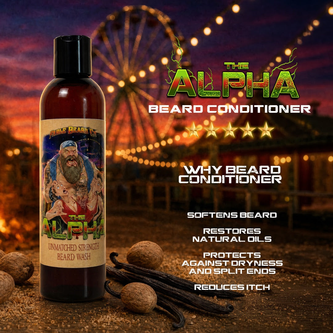The Alpha - Beard Conditioner - Vanilla Mahogany, Maple Bonfire, Caramelized Nutmeg