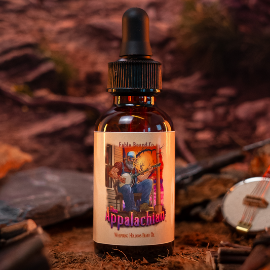 The Appalachian - Beard Oil - Homestead Honey Cream, Black Mountain Coffee, Rustic Maple Leaf