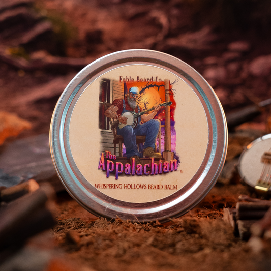 The Appalachian - Beard Balm - Homestead Honey Cream, Black Mountain Coffee, Rustic Maple Leaf