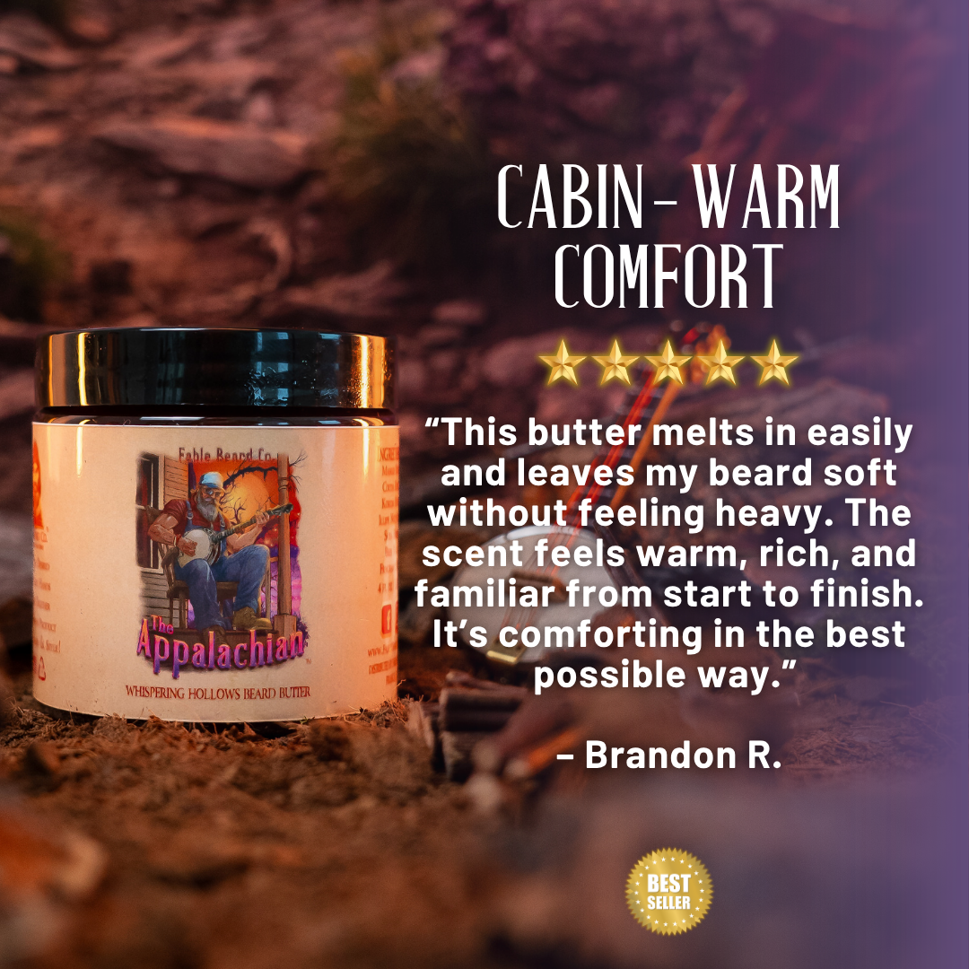 The Appalachian - Beard Oil & Butter Kit - Homestead Honey Cream, Black Mountain Coffee, Rustic Maple Leaf