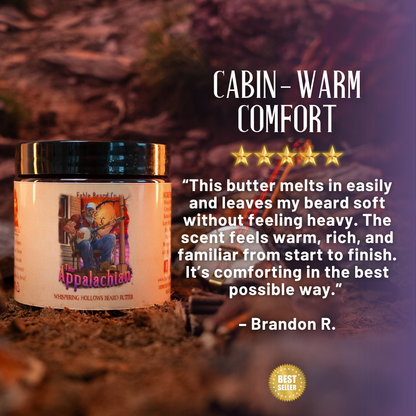 The Appalachian - Beard Oil & Butter Kit - Homestead Honey Cream, Black Mountain Coffee, Rustic Maple Leaf
