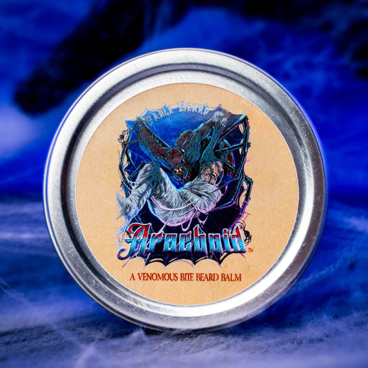 Arachnid - Beard Balm - Venom-Dripped Tobacco, Cloved Apple Stew, Dark Autumn Spice