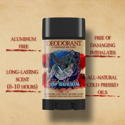 Arachnid - Deodorant - Venom-Dripped Tobacco, Cloved Apple Stew, Dark Autumn Spice