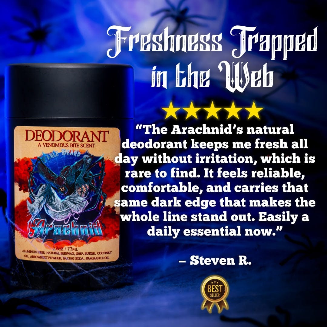 Arachnid - Deodorant - Venom-Dripped Tobacco, Cloved Apple Stew, Dark Autumn Spice