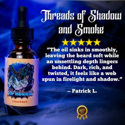 Arachnid - Beard Oil - Venom-Dripped Tobacco, Cloved Apple Stew, Dark Autumn Spice