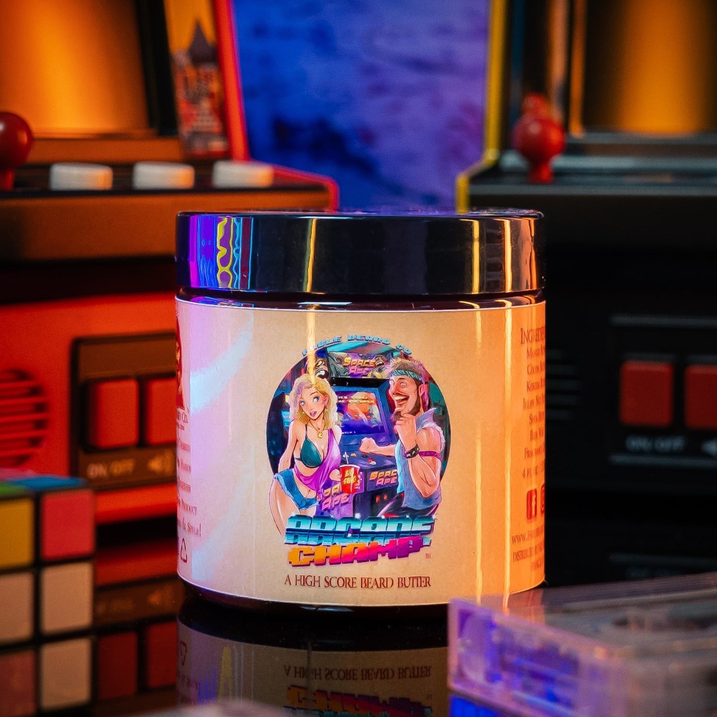 Arcade Champ - Beard Butter - Retro Cola, Charged Vanilla Citrus, Spiced Nutmeg
