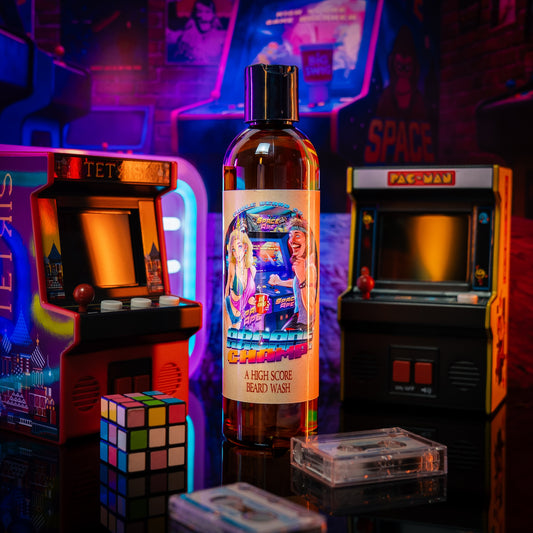 Arcade Champ - Beard Wash - Retro Cola, Charged Vanilla Citrus, Spiced Nutmeg