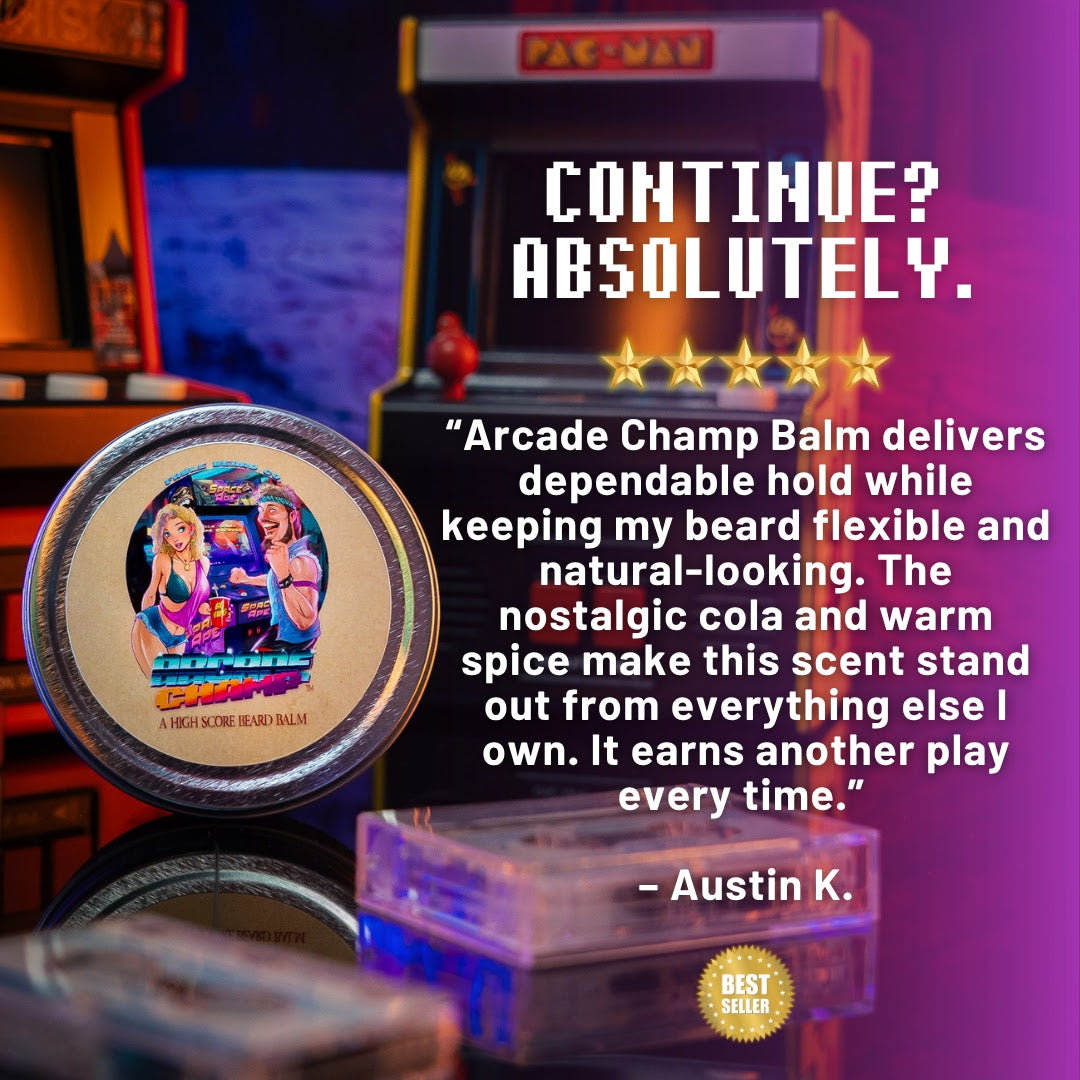 Arcade Champ - Complete Balm Kit - Retro Cola, Charged Vanilla Citrus, Spiced Nutmeg