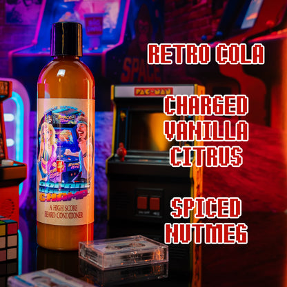 Arcade Champ - Beard Conditioner - Retro Cola, Charged Vanilla Citrus, Spiced Nutmeg