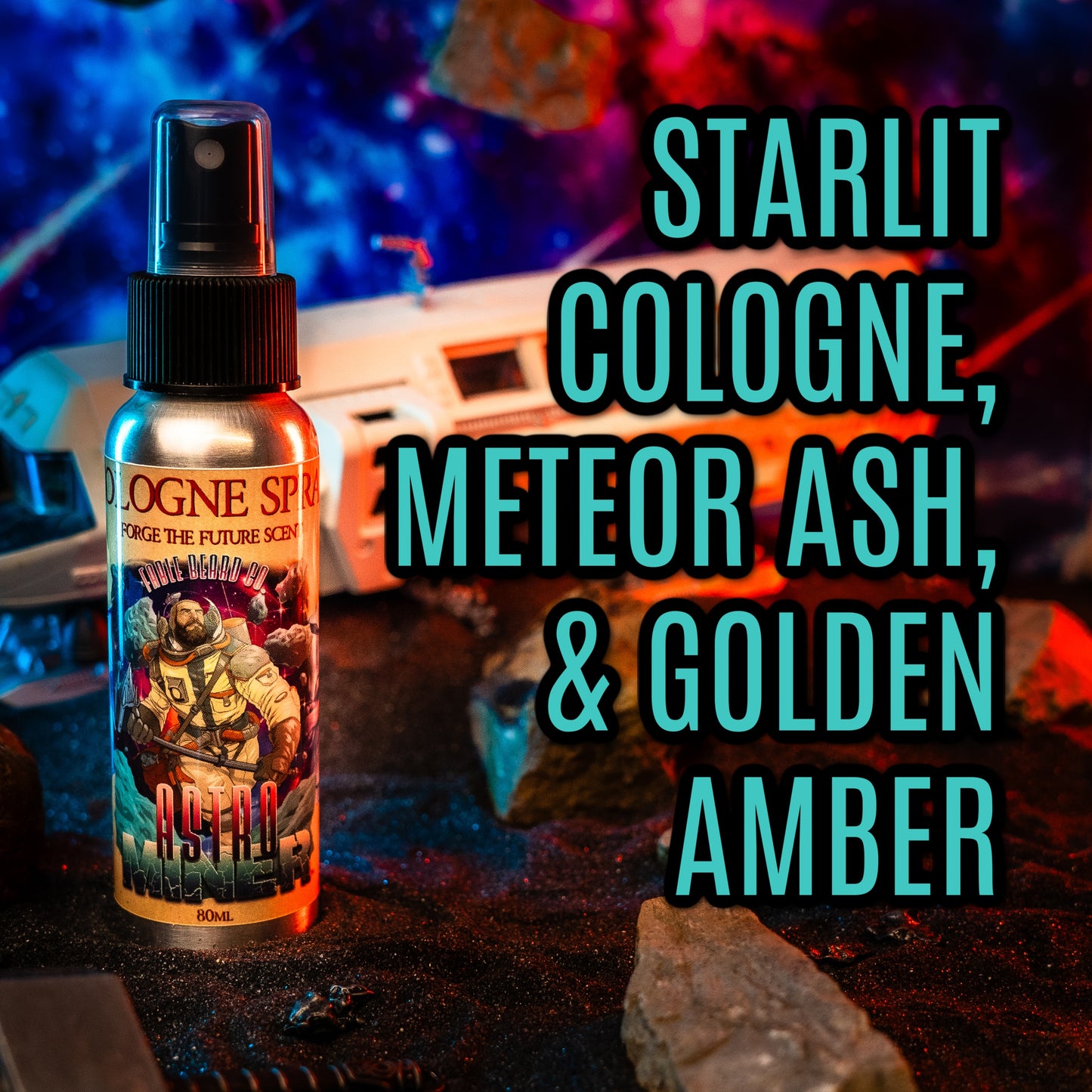 Astro Miner - Cologne - Starlit Cologne, Meteor Ash, Golden Amber