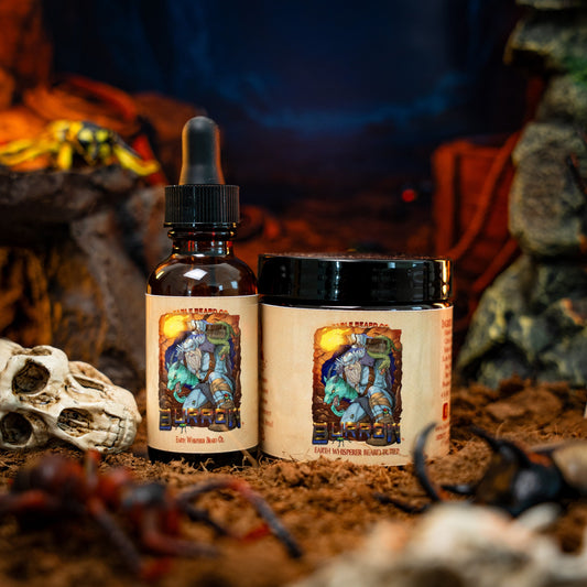 Burrow - Beard Oil & Butter Kit - Mineralic Mint, Cave Dried Herbs, Lemon Zest