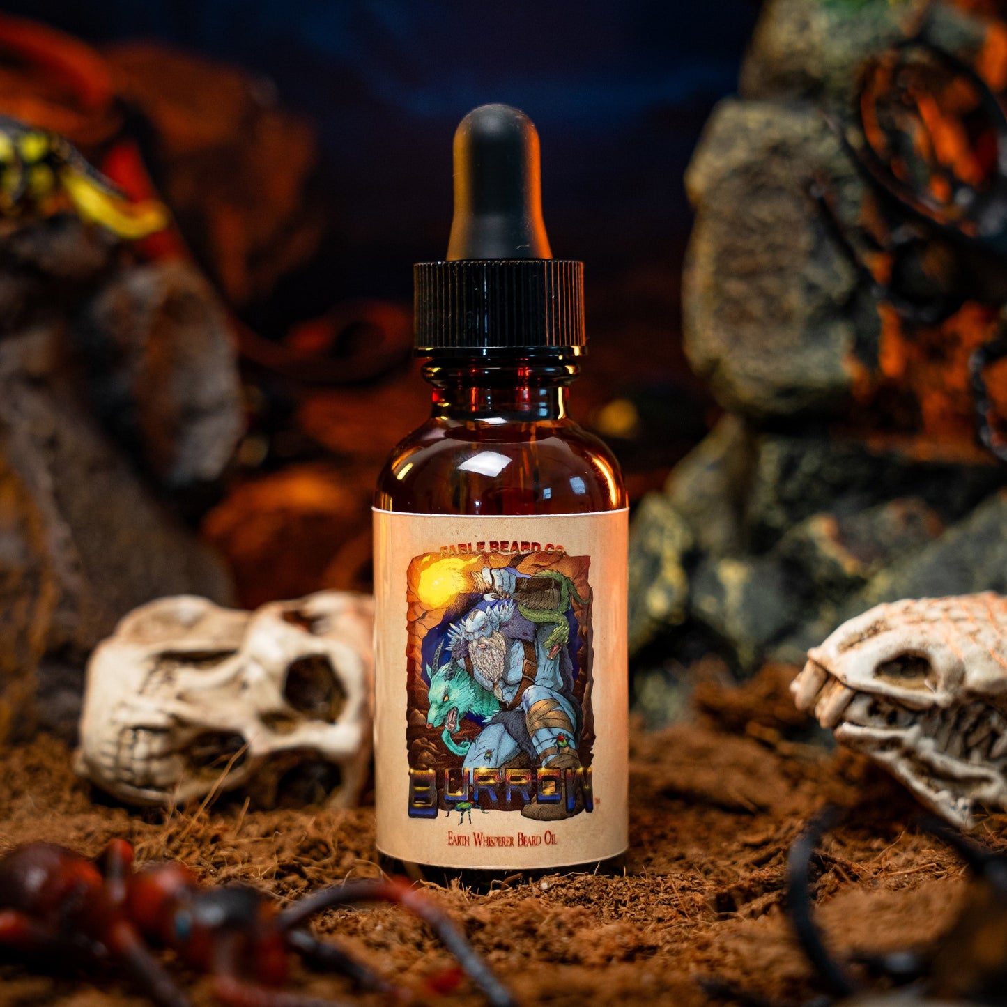 Burrow - Beard Oil - Mineralic Mint, Cave Dried Herbs, Lemon Zest