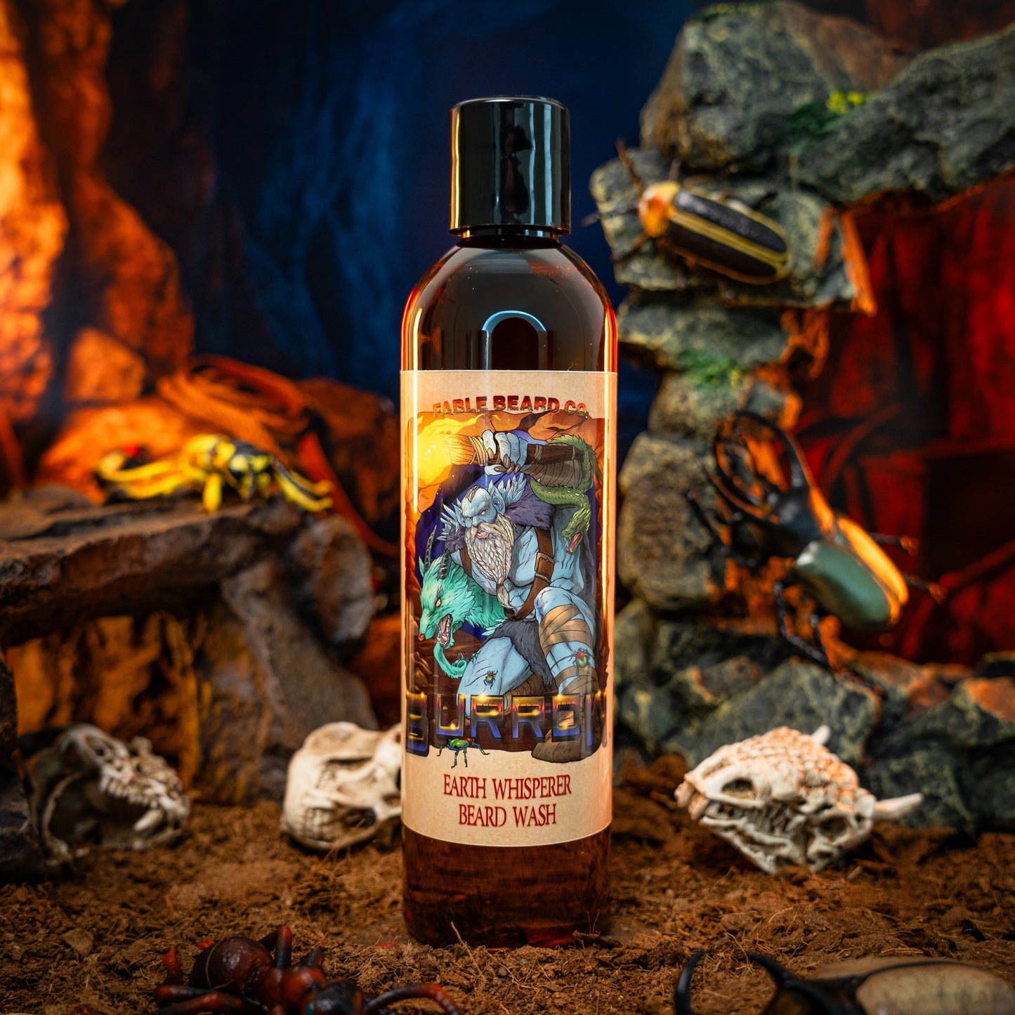 Burrow - Beard Wash - Mineralic Mint, Cave Dried Herbs, Lemon Zest