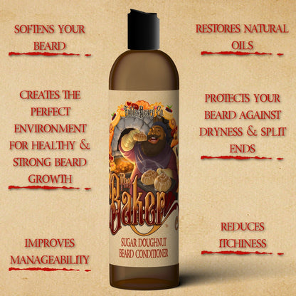 The Baker - Beard Conditioner - Fresh Doughnuts, Warm Vanilla Sugar, Hint of Cinnamon Spice