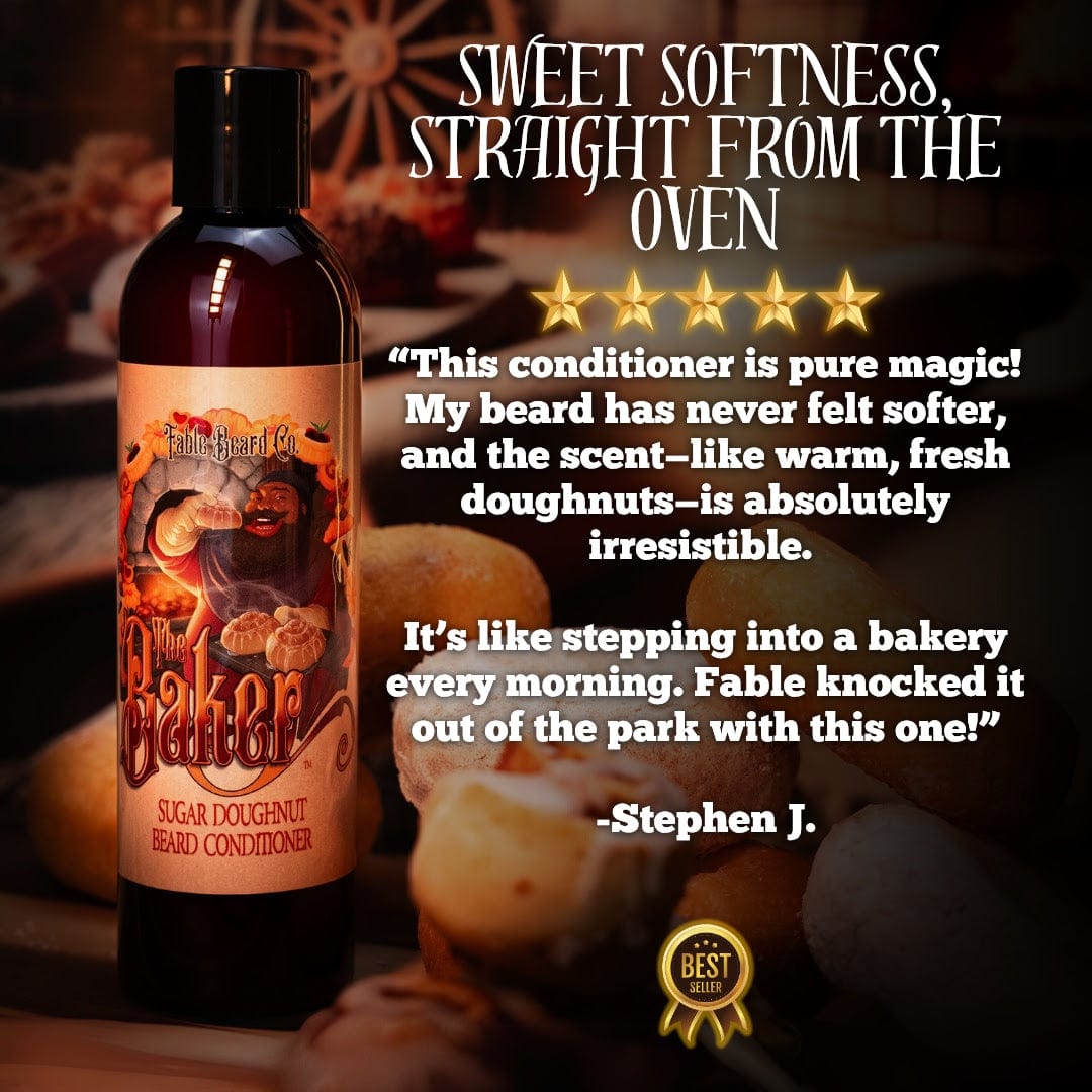 The Baker - Beard Conditioner - Fresh Doughnuts, Warm Vanilla Sugar, Hint of Cinnamon Spice