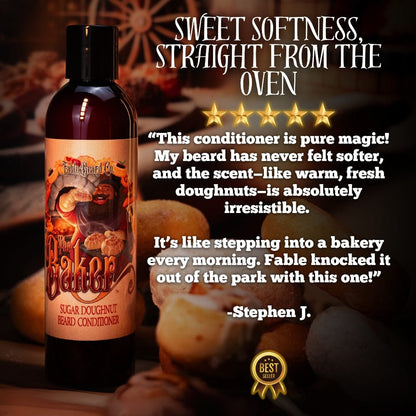 The Baker - Beard Conditioner - Fresh Doughnuts, Warm Vanilla Sugar, Hint of Cinnamon Spice