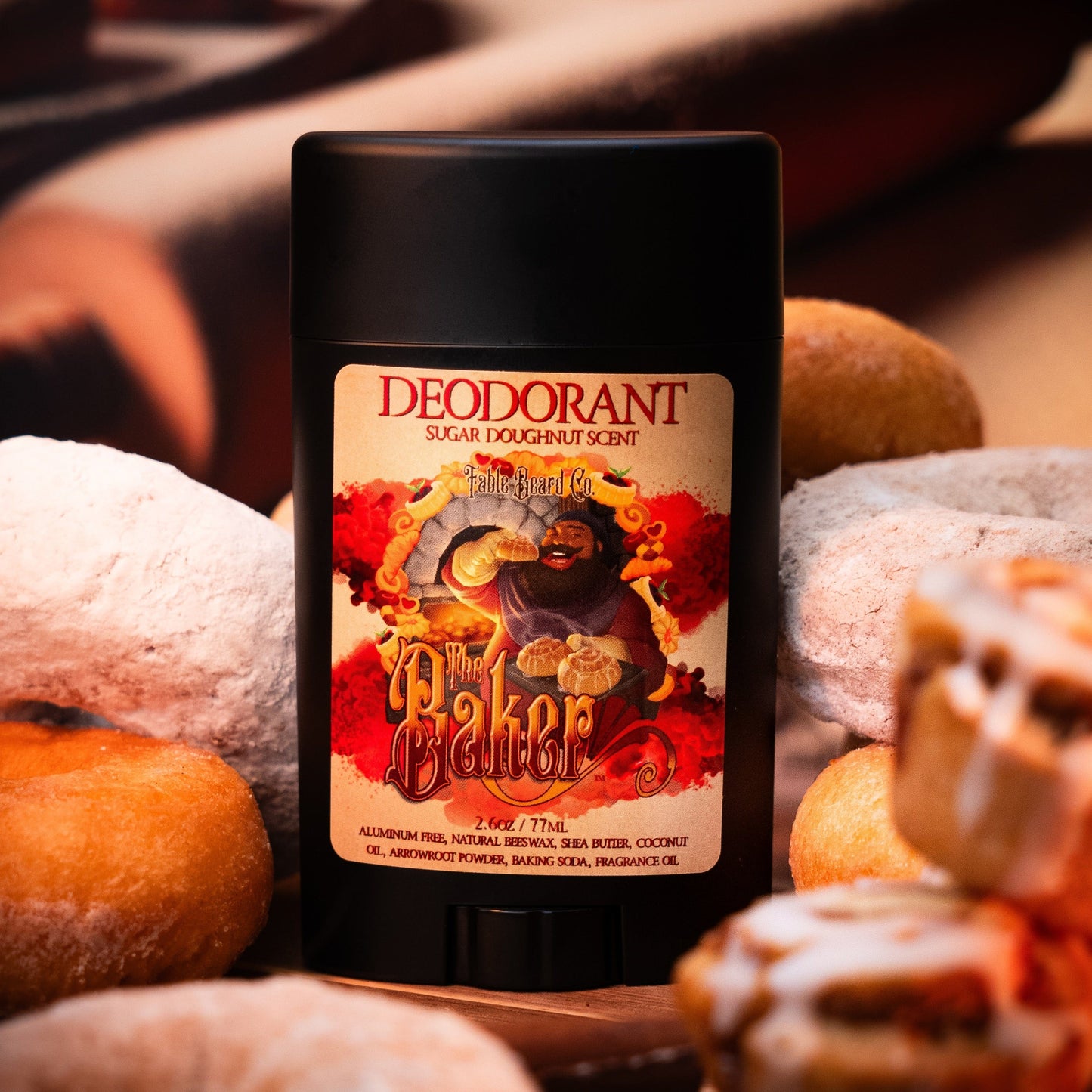 The Baker - Deodorant - Fresh Doughnuts, Warm Vanilla Sugar, Hint of Cinnamon Spice