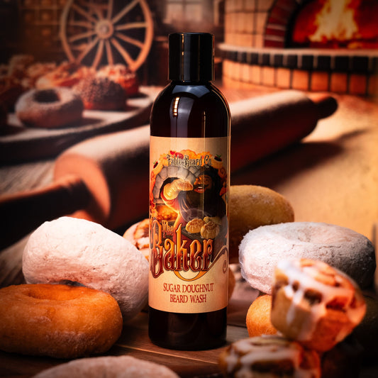The Baker - Beard Wash - Fresh Doughnuts, Warm Vanilla Sugar, Hint of Cinnamon Spice