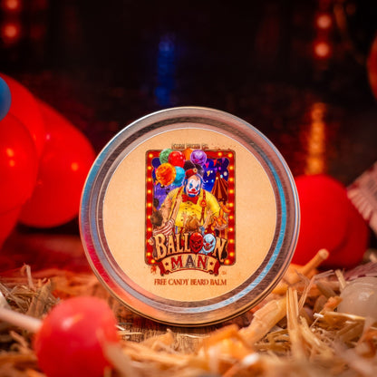 Balloon Man - Beard Balm - Twisted Carnival Lollipops, Electric Yuzu, Rock Candy Crystals