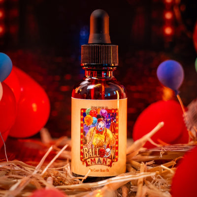 Balloon Man - Beard Oil - Twisted Carnival Lollipops, Electric Yuzu, Rock Candy Crystals