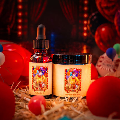 Balloon Man - Beard Oil & Butter Kit - Twisted Carnival Lollipops, Electric Yuzu, Rock Candy Crystals