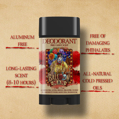 Balloon Man - Deodorant - Twisted Carnival Lollipops, Electric Yuzu, Rock Candy Crystals