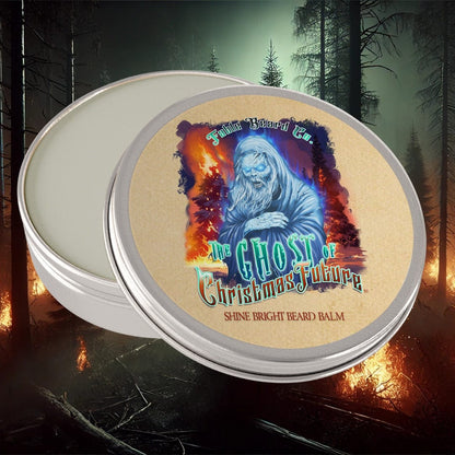 Ghost Of Christmas Future - Beard Balm - Malty Rye, Winter Spruce, Vanilla Bean, Lavender Sachets