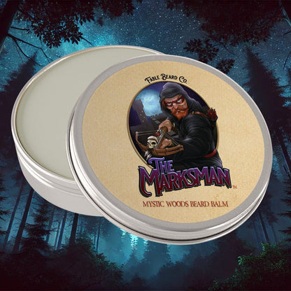 The Marksman - Beard Balm - Crisp Pine, Warm Cedar, Fresh Sandalwood, Soft Mosses, and Mystical Amber