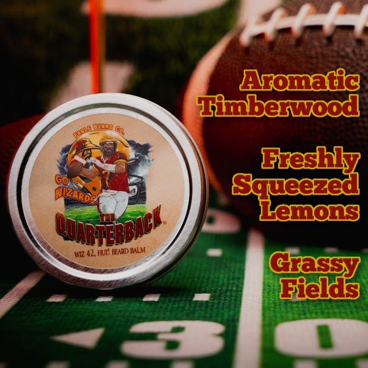 The Quarterback - Beard Balm - Aromatic Timberwood, Freshly Squeezed Lemons, Grassy Fields