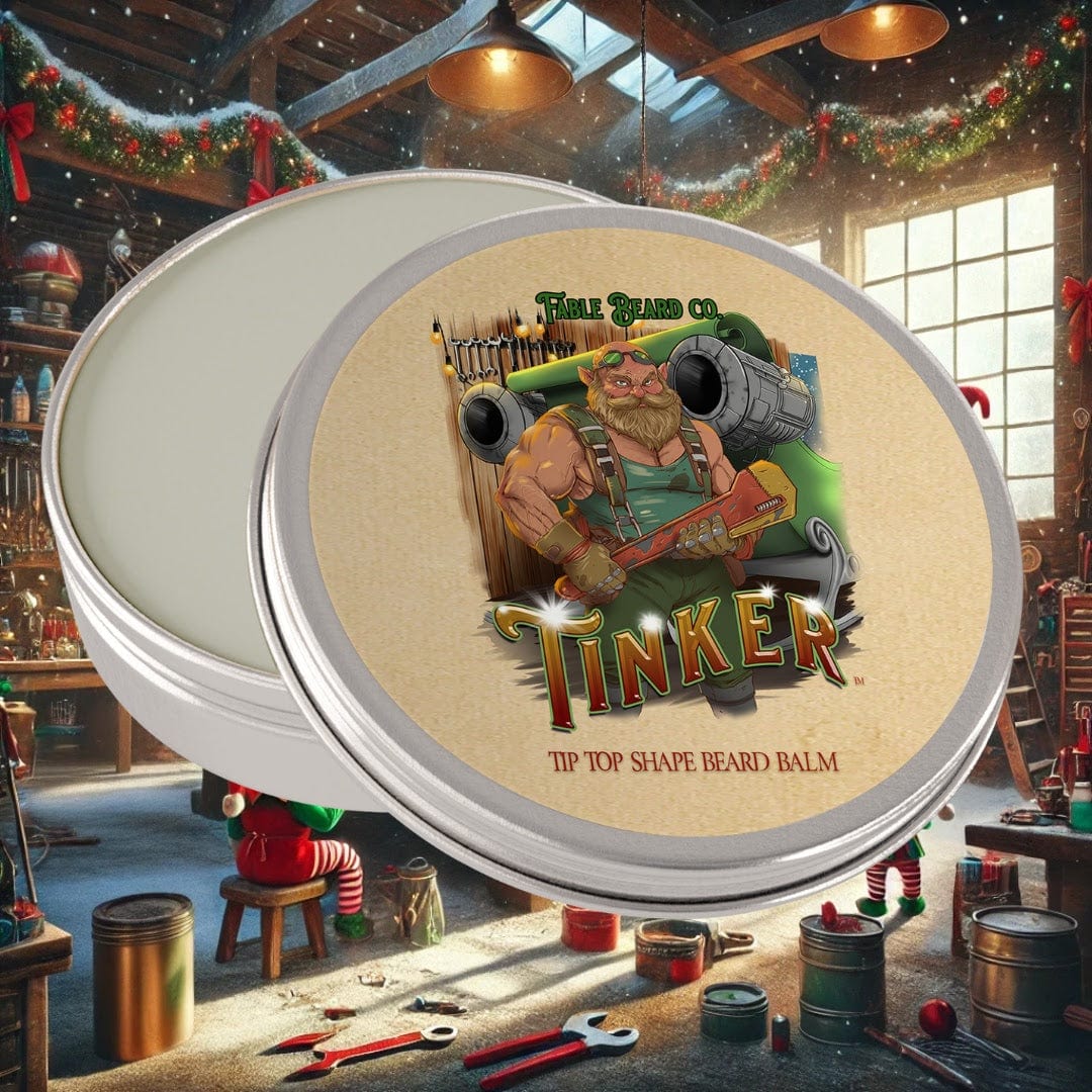 Tinker - Beard Balm - Warm Shortbread, Sugared Sandalwood, Smooth Molasses, Uplifting Bergamot