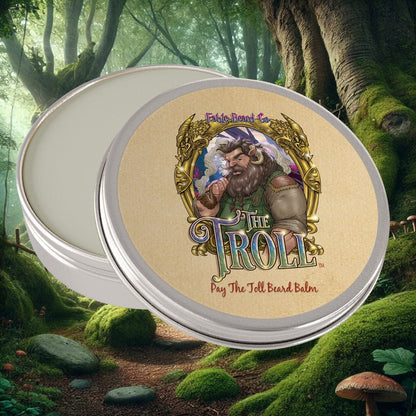 The Troll - Beard Balm - Sandalwood Pipe, Oak Moss Bridge, Refreshing Stream, and Bright Spring Air