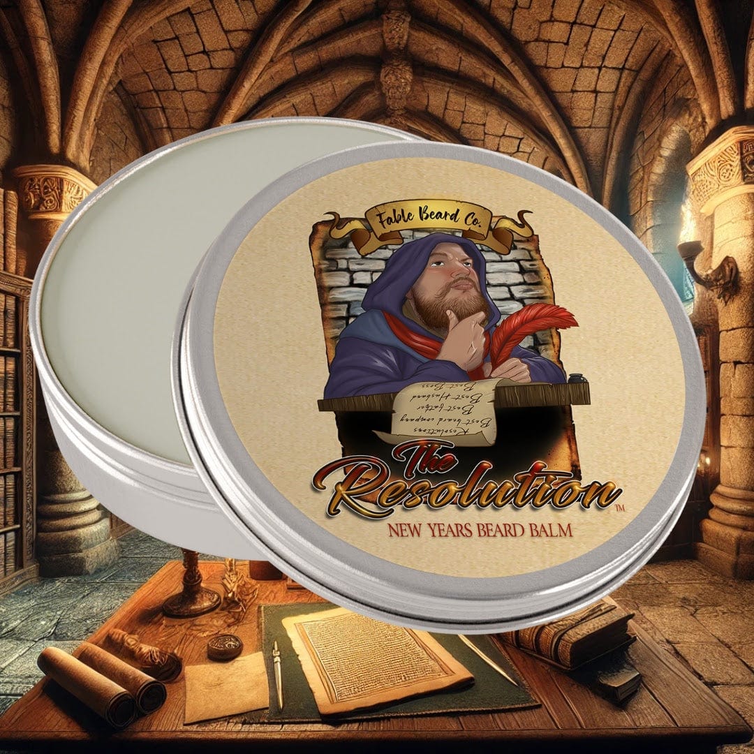 The Resolution - Beard Balm - Cuban Cigars, Brazilian Coffee, and Vintage Champagne