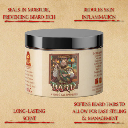 The Bard - Beard Oil & Butter Kit - All Spice, Aged Dark Rum, and Black Sea Salt