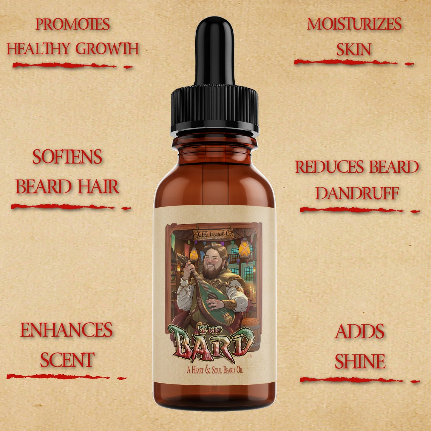 The Bard - Beard Oil & Butter Kit - All Spice, Aged Dark Rum, and Black Sea Salt