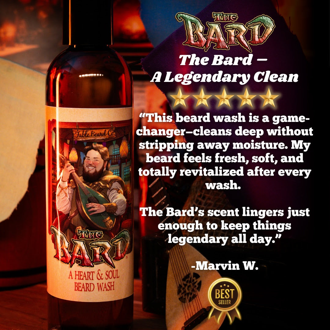 The Bard - Beard Wash - Inviting All Spice, Aged Dark Rum, and Black Sea Salt