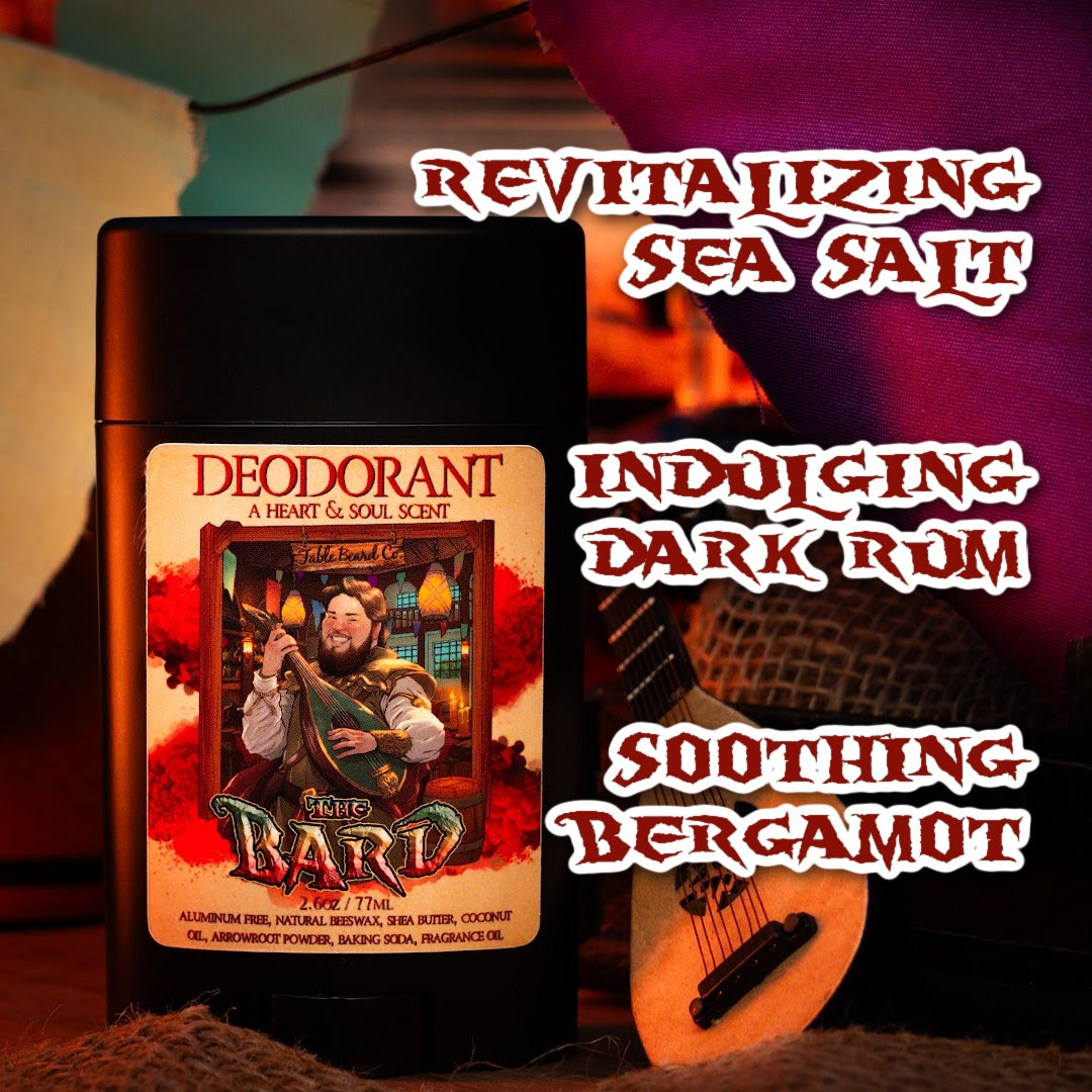 The Bard - Deodorant - Inviting All Spice, Aged Dark Rum, and Black Sea Salt