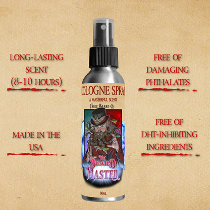 Beard Master - Cologne - Aged Leather, Killer Bee Honey, Cursed Apple Trees