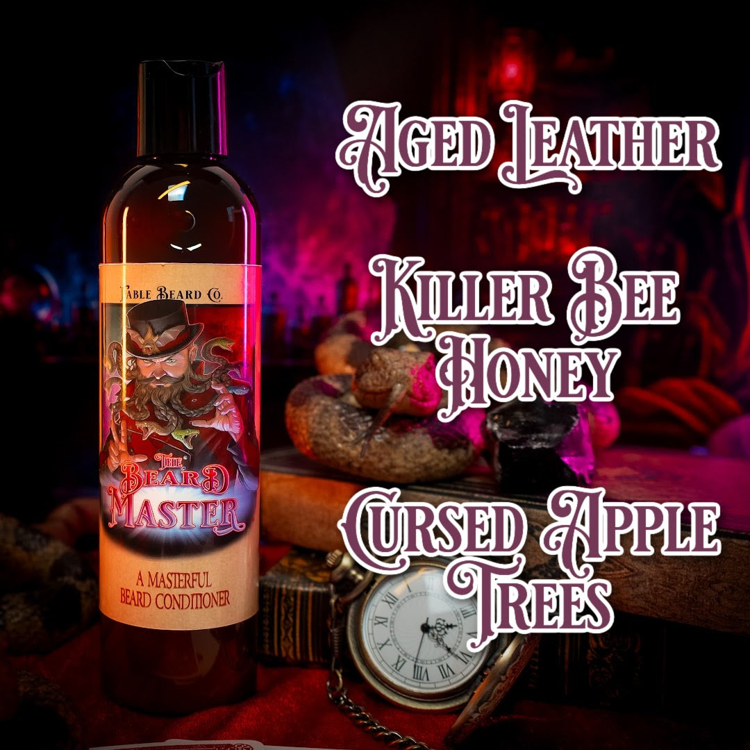 Beard Master - Beard Conditioner - Aged Leather, Killer Bee Honey, Cursed Apple Trees