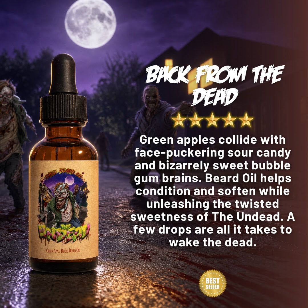 The Undead - Beard Oil - Green Apples, Sour Candy, Bubblegum Brains