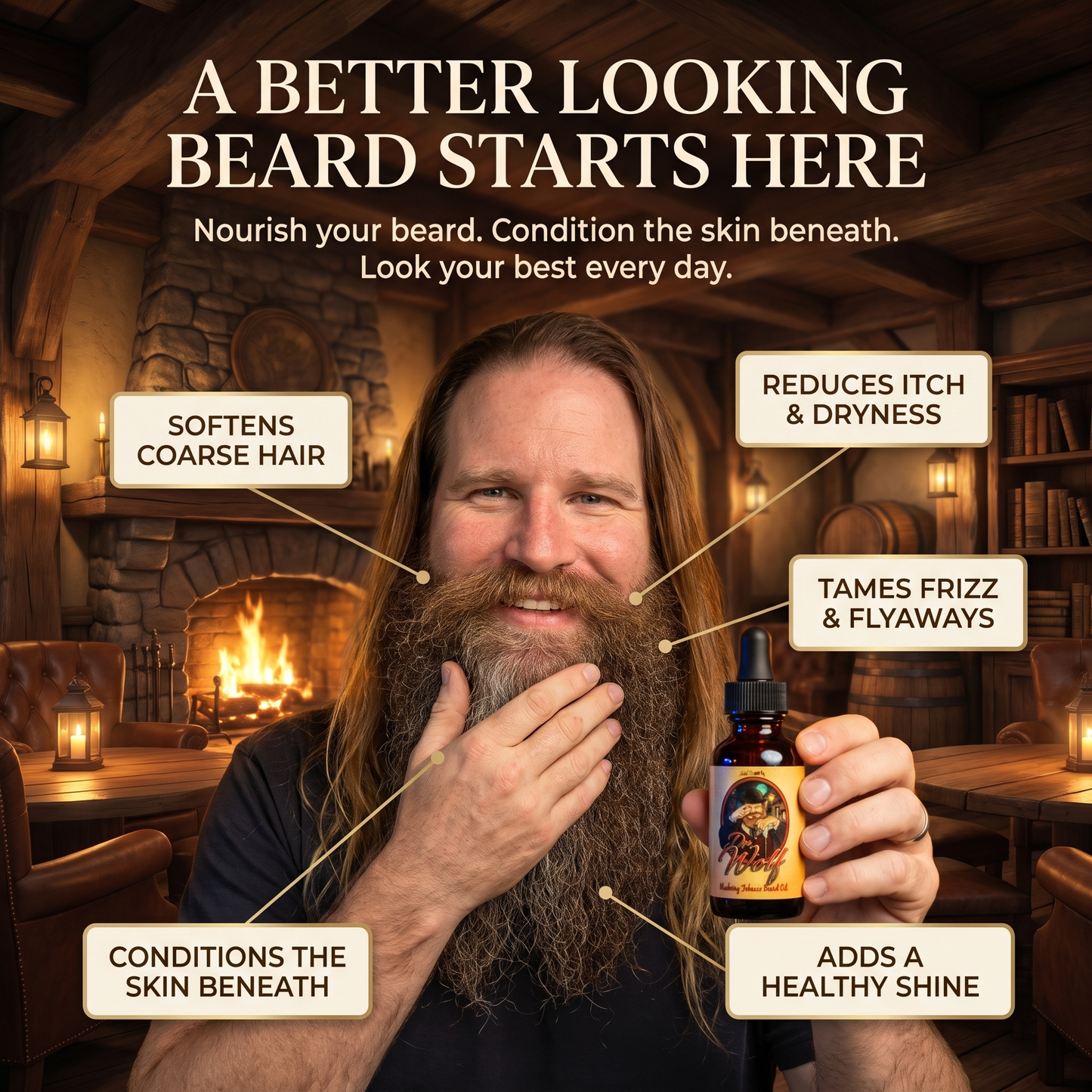 The Harvester - Beard Oil - Spiced Apple Cider, Ripe Pumpkin, Crisp Fall Breeze
