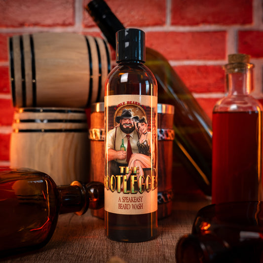 The Bootlegger - Beard Wash - Oak Barrel Whiskey, Candied Lemon, Burnt Sugar