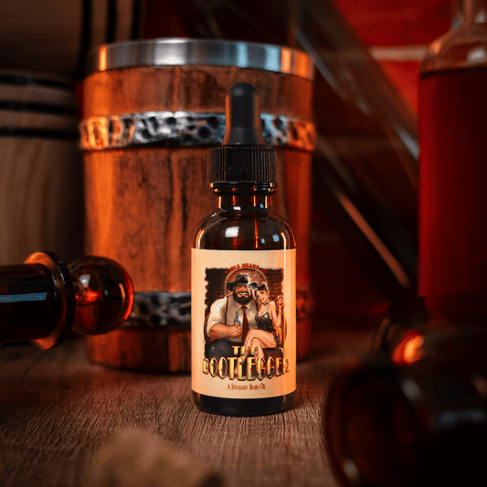 The Bootlegger - Beard Oil - Oak Barrel Whiskey, Candied Lemon, Burnt Sugar