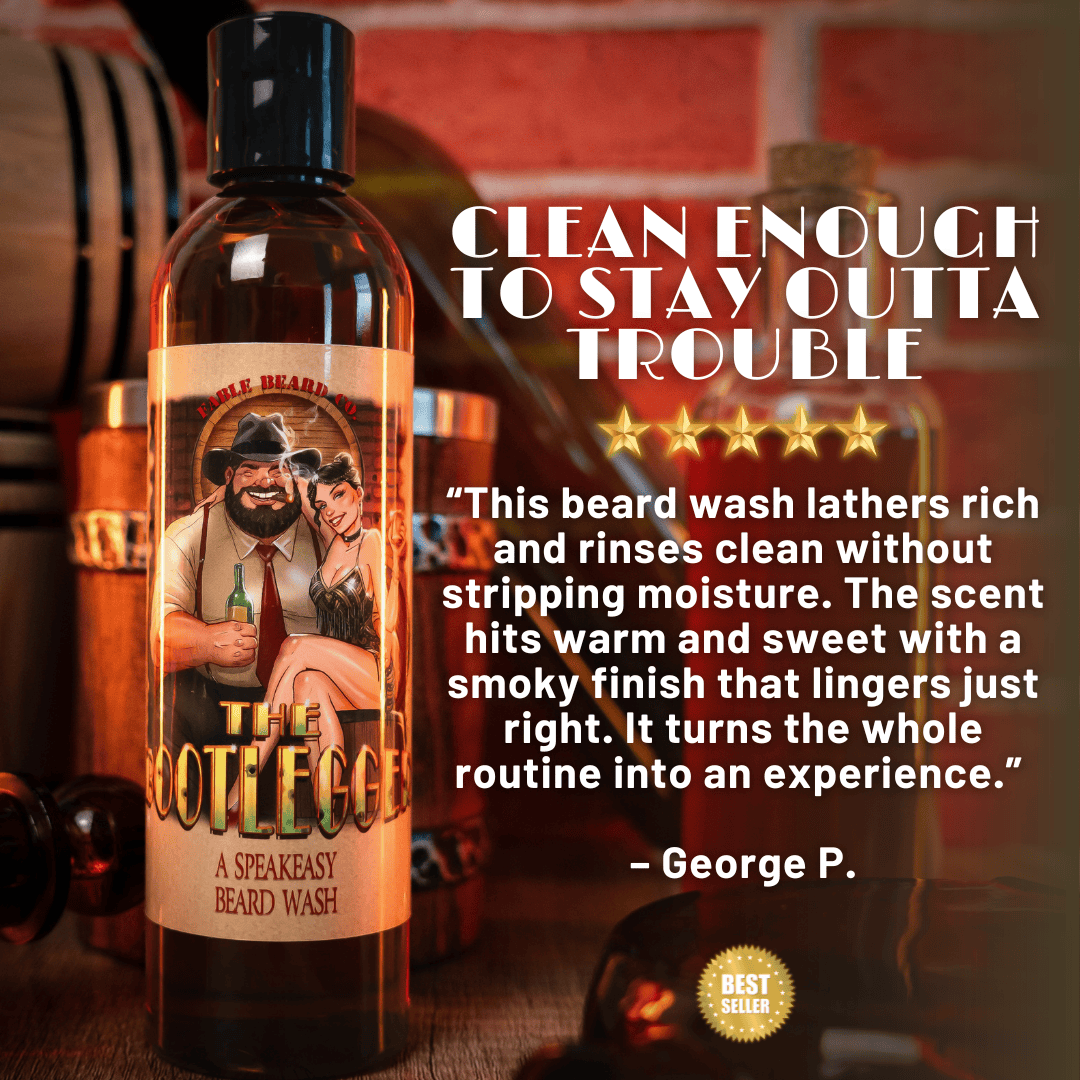 The Bootlegger - Beard Wash - Oak Barrel Whiskey, Candied Lemon, Burnt Sugar
