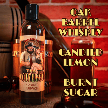 The Bootlegger - Beard Wash - Oak Barrel Whiskey, Candied Lemon, Burnt Sugar