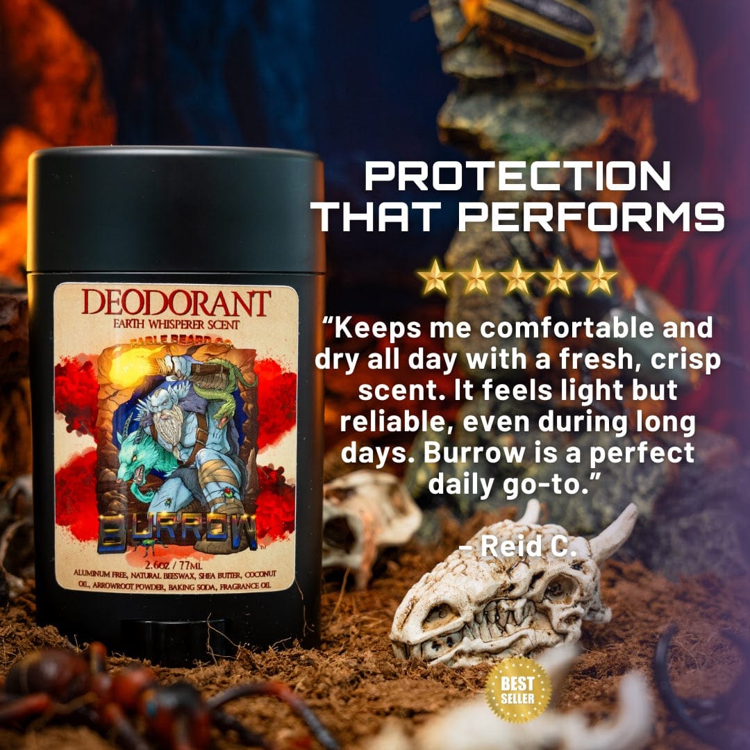 Burrow - Deodorant - Mineralic Mint, Cave Dried Herbs, Lemon Zest