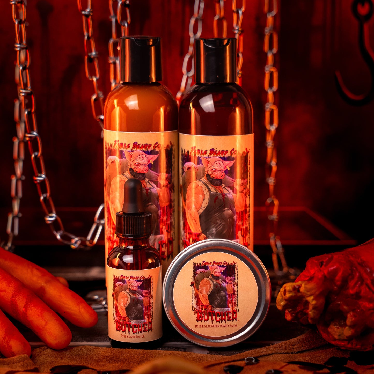 The Butcher - Complete Balm Kit - Warm Cocoa Butter, Black Cardamom, Old Tanned Leather