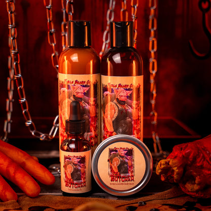 The Butcher - Complete Balm Kit - Warm Cocoa Butter, Black Cardamom, Old Tanned Leather