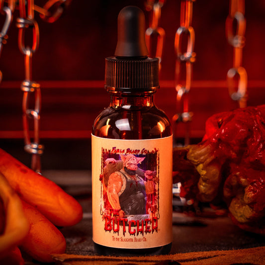 The Butcher - Beard Oil - Warm Cocoa Butter, Black Cardamom, Old Tanned Leather